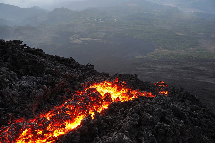 Pacaya styczeń 2009
